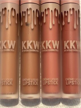 KKW X KYLIE JENNER KYLIE COSMETICS 4 LIQUID LIPSTICKS
